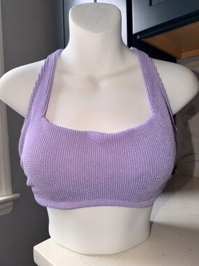 Shade & Shore Lilac bikini top 34D